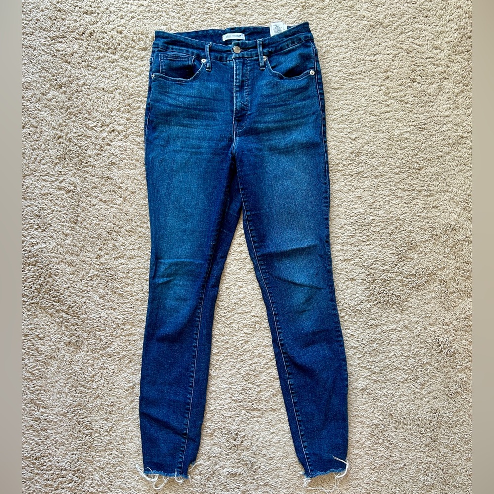 Good American Dark Blue Skinny Jeans